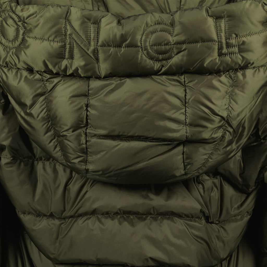 Image of Najan Kaki Down Jacket by Moncler for Men - Season Autumn-Winter 2025 - Detail View 6