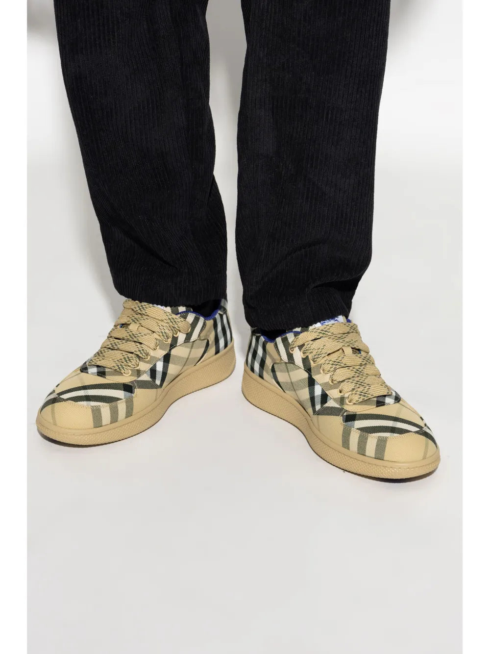 plaid sneakers, canvas footwear, vintage style, rubber sole sneakers, elegant casual wear