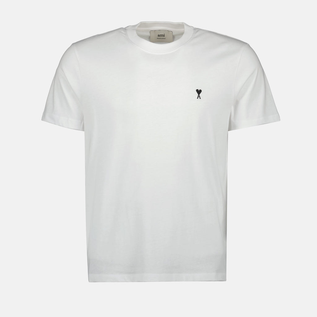 남성을 위한 Ami PARIS의 Ami de coeur 티셔츠 이미지 - 2025 가을-겨울 시즌 - 전면 보기