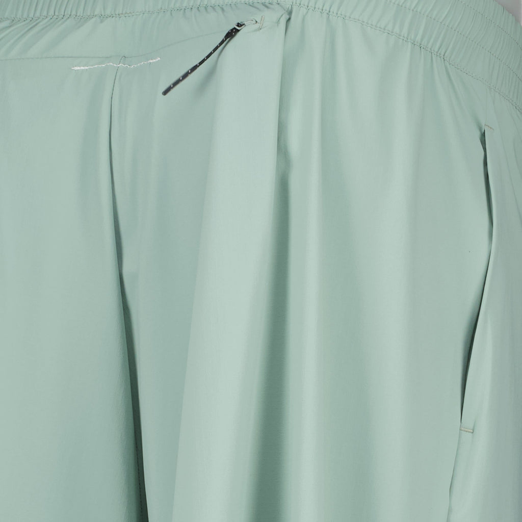 MM6 shorts, green sports shorts, oversized fit, nylon shorts, Spring-Summer collection