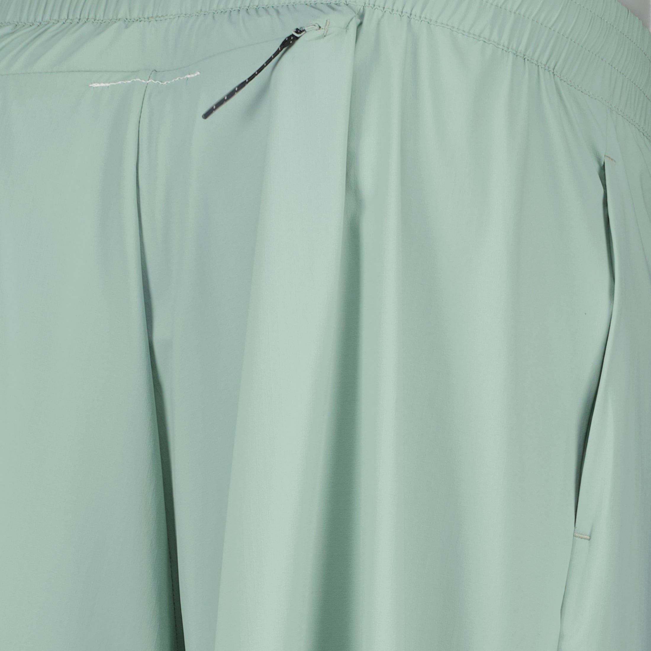 MM6 shorts, green sports shorts, oversized fit, nylon shorts, Spring-Summer collection