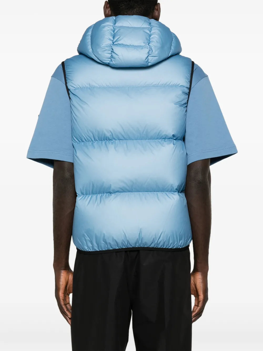 Image of Sleeveless Lausen Vest by Moncler for Men - Season Autumn-Winter 2024 - Detail View 6