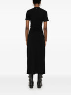 Image of Long Black Dress by Rabanne for Women - Season Autumn-Winter 2025 - Model view 3