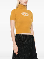 Pull Col Roulé en Cachemire Jaune