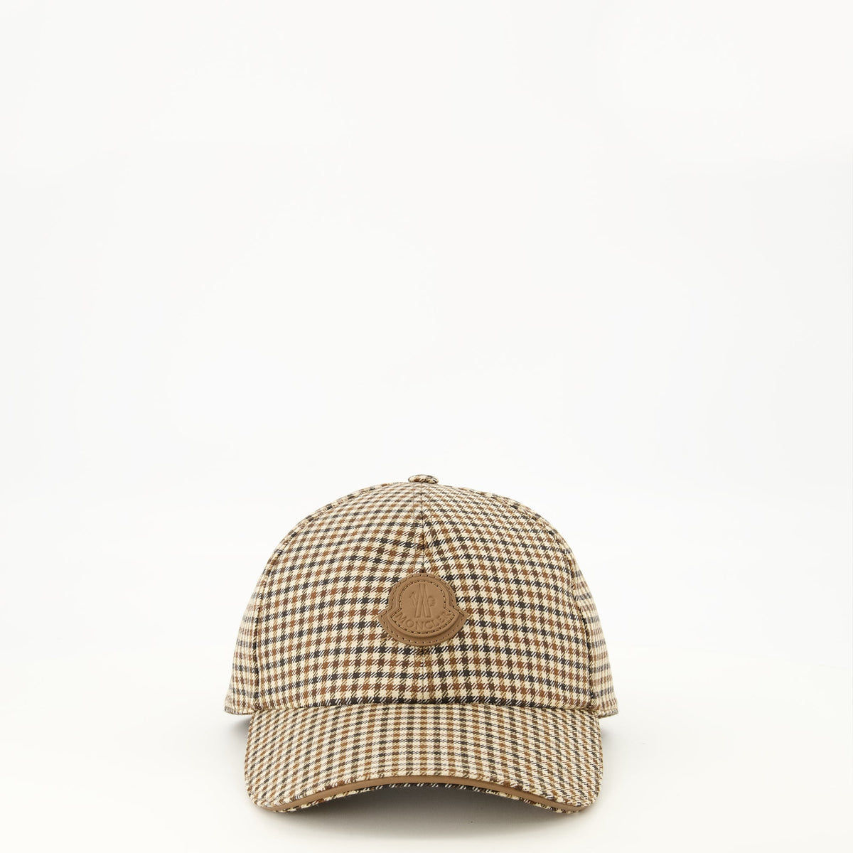 Gorra de lana a cuadros