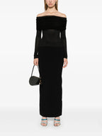 Immagine di Le Haut Sonora Noir di Christopher Esber per donne - Stagione Autunno-Inverno 2025 - Vista modello 1