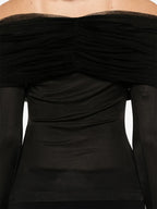 Immagine di Le Haut Sonora Noir di Christopher Esber per donne - Stagione Autunno-Inverno 2025 - Vista modello 4