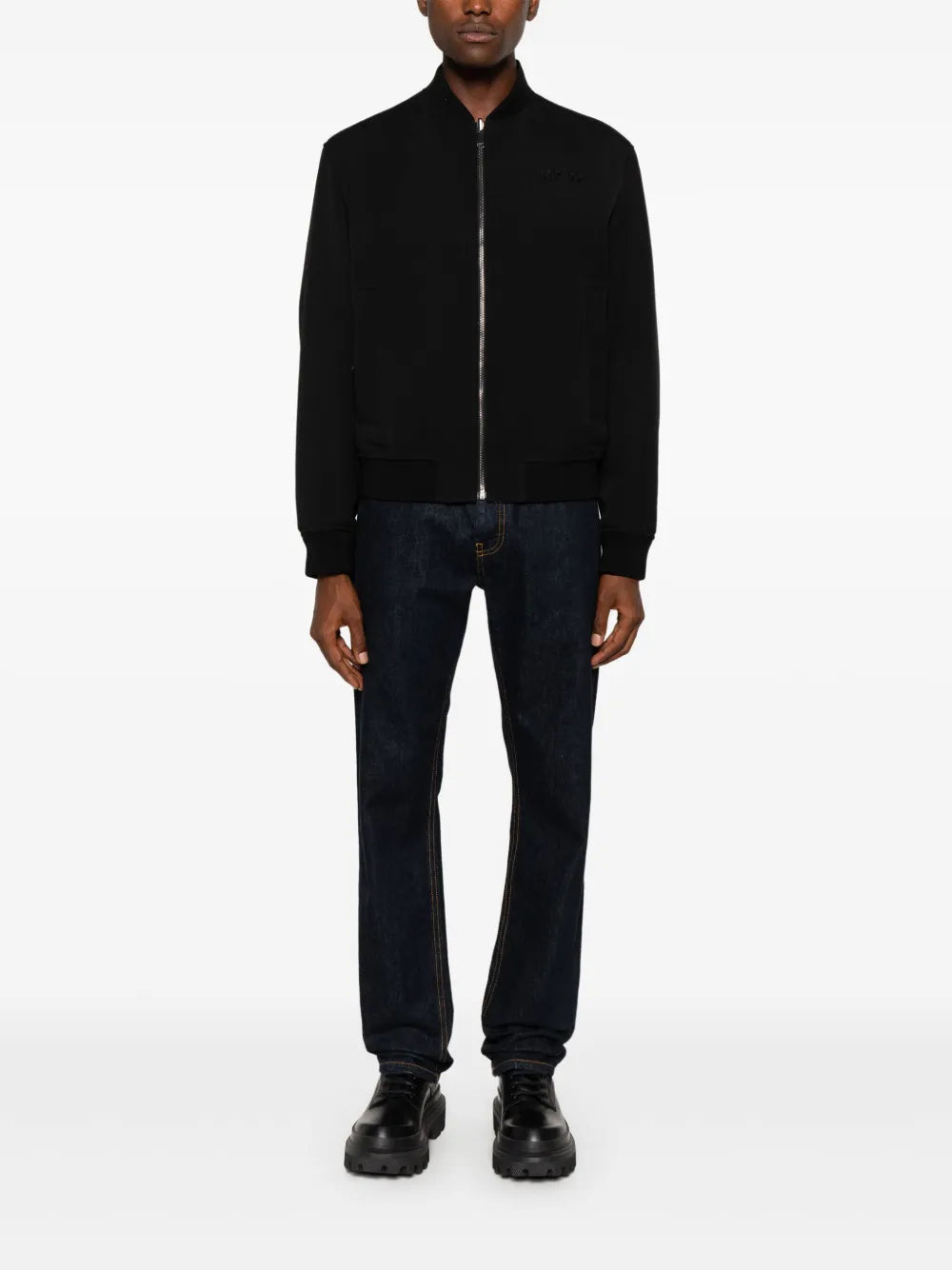 Reversible bomber jacket, leopard print jacket, men's casual outerwear, double-zip jacket, versatile men's fashion