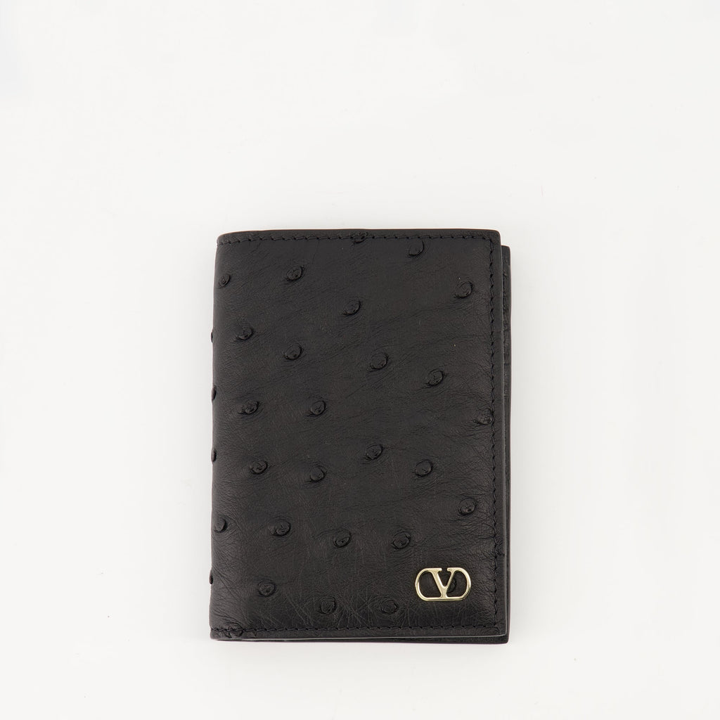 valentino garavani black leather card holder we in style valentino garavani men 15434694197628