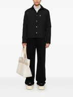 Black Nylon Overshirt