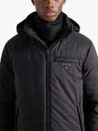Black Re-Nylon Puffer Jacket