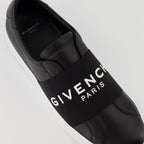 Image of Urban Leather Slip-On Sneakers by Givenchy for Men - Season Autumn-Winter 2025 - Top Detail View