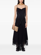 Image of Fringe Long Dress by Rabanne for Women - Season Spring-Summer 2025 - Model view 1