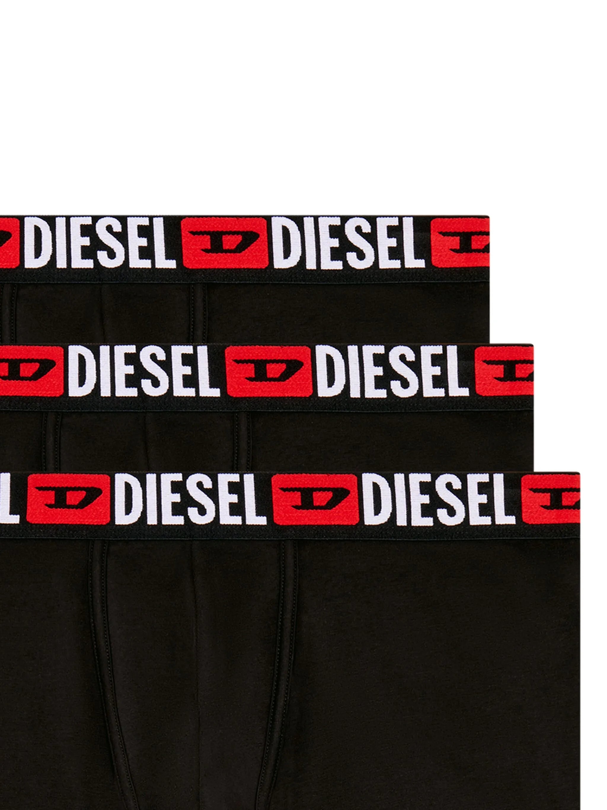 Image of Black Boxer Shorts by Diesel for Men - Season Autumn-Winter 2025 - Model view 1