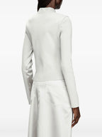 サテンストレッチボンバージャケット