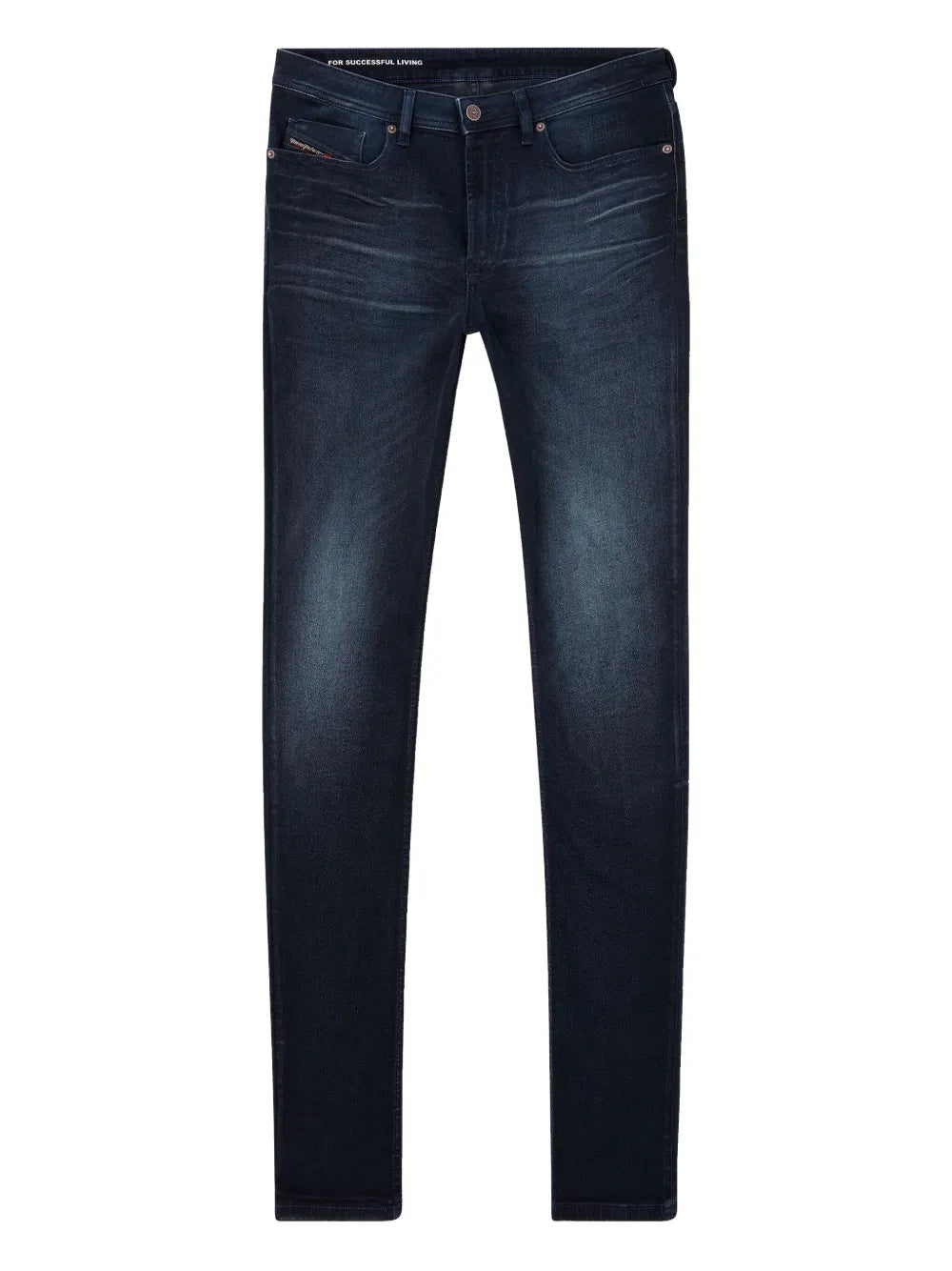 Image of Sleenker Grey Denim Skinny Jeans by Diesel for Men - Season Spring-Summer 2025 - Detail View 1