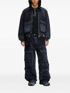 bomber jacket, denim jacket, black jacket, D-Kurz, unisex apparel