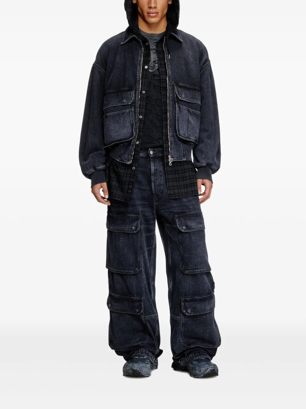 bomber jacket, denim jacket, black jacket, D-Kurz, unisex apparel