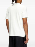 Immagine della T-shirt bianca T-Adjust-Slits-R17 di Diesel per uomini - Stagione Primavera-Estate 2025 - Vista modello 3