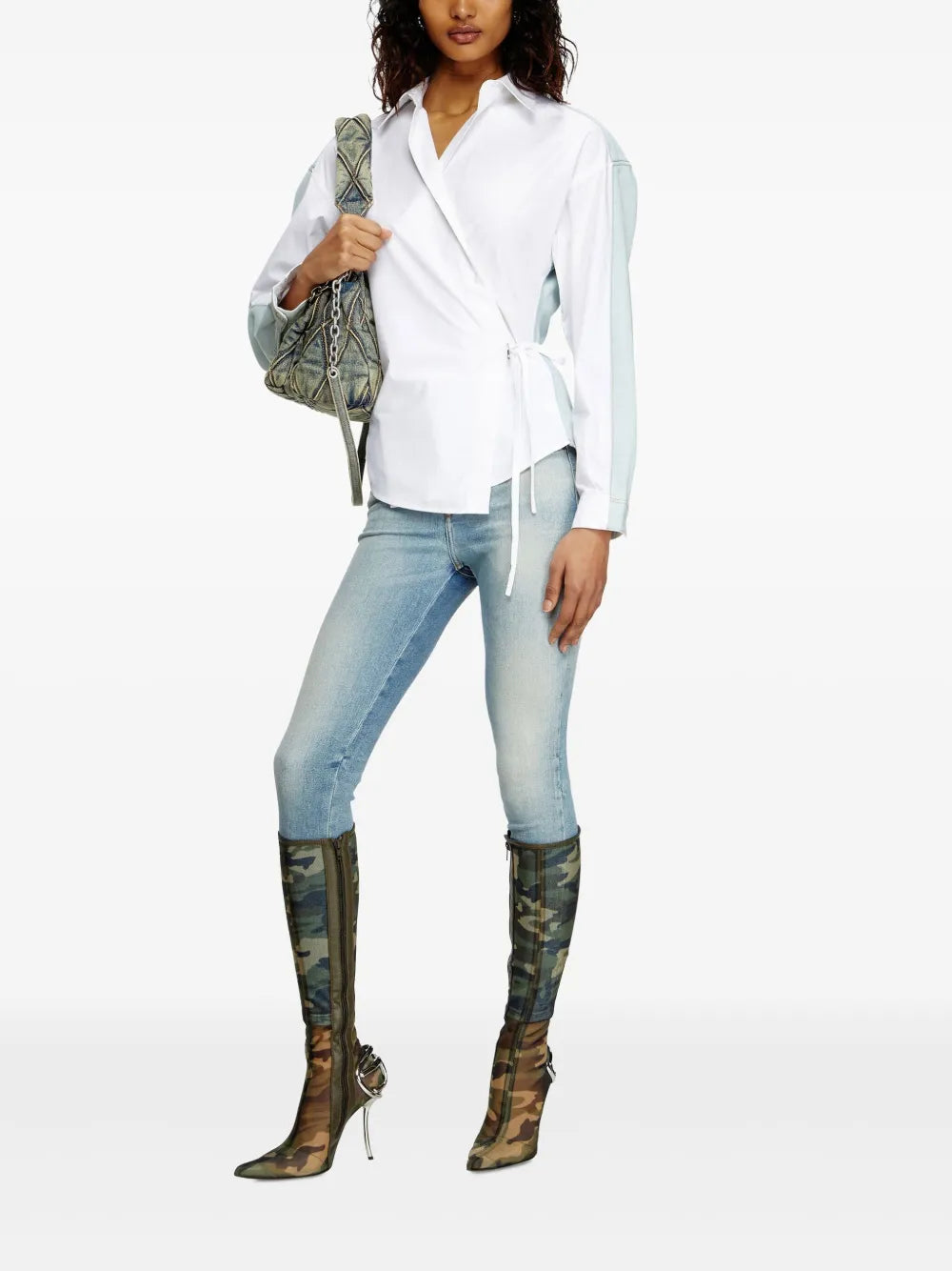 White C-Delphi-Den Shirt