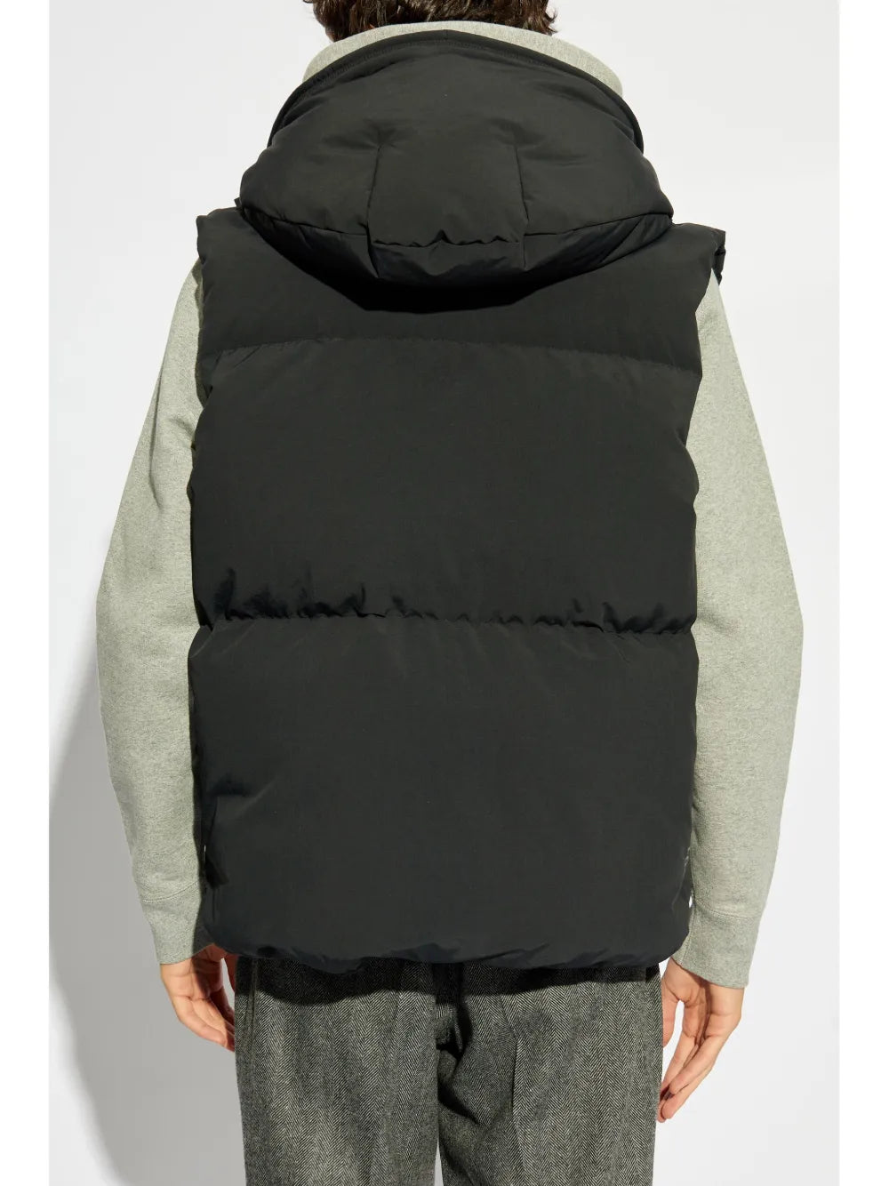 Image of Sleek Sleeveless Puffer Vest by Moncler Grenoble for Men - Season Autumn-Winter 2024 - Detail View 6
