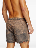 Image of Ken-37 Wash Swim Shorts by Diesel for Men - Season Spring-Summer 2025 - Model view 2