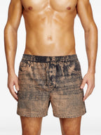 Image of Ken-37 Wash Swim Shorts by Diesel for Men - Season Spring-Summer 2025 - Model view 3