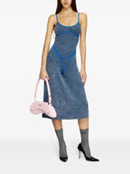 D-Wow body dress, gray dress, summer fashion, viscose dress, adjustable straps