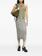 Top M-Caddix en Khaki Côtelé