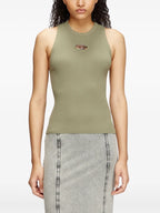 Top M-Caddix en Khaki Côtelé