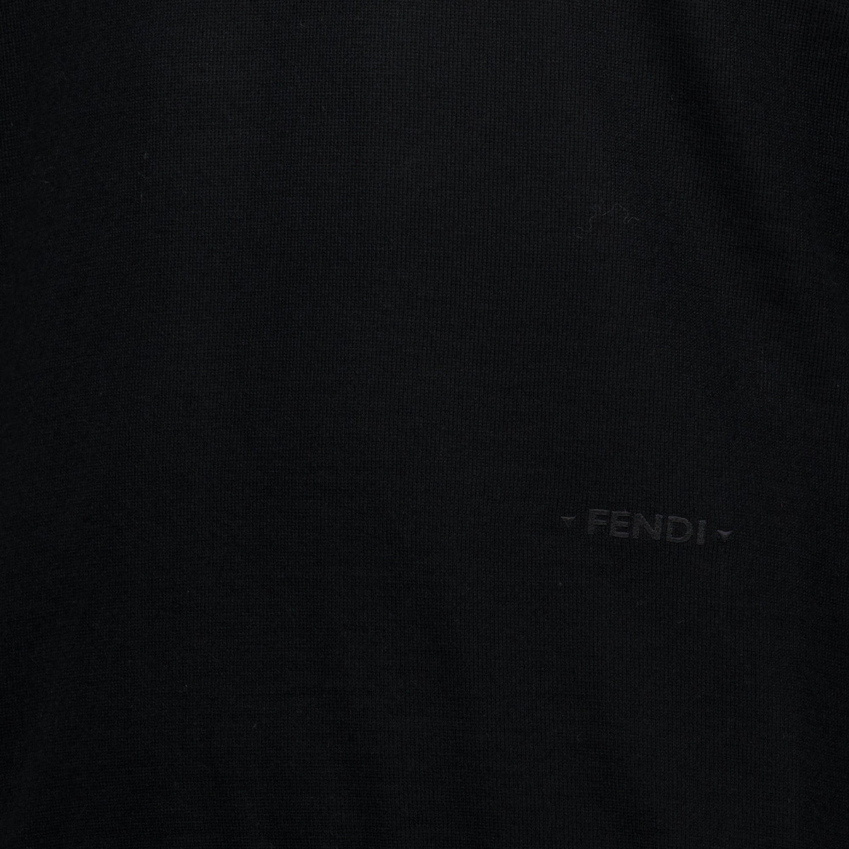 Fine Wool Black Sweater