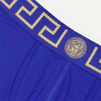 Image du short Boxer Medusa Bleu de Versace pour Hommes - Saison Printemps-Été 2025 - Détail 1