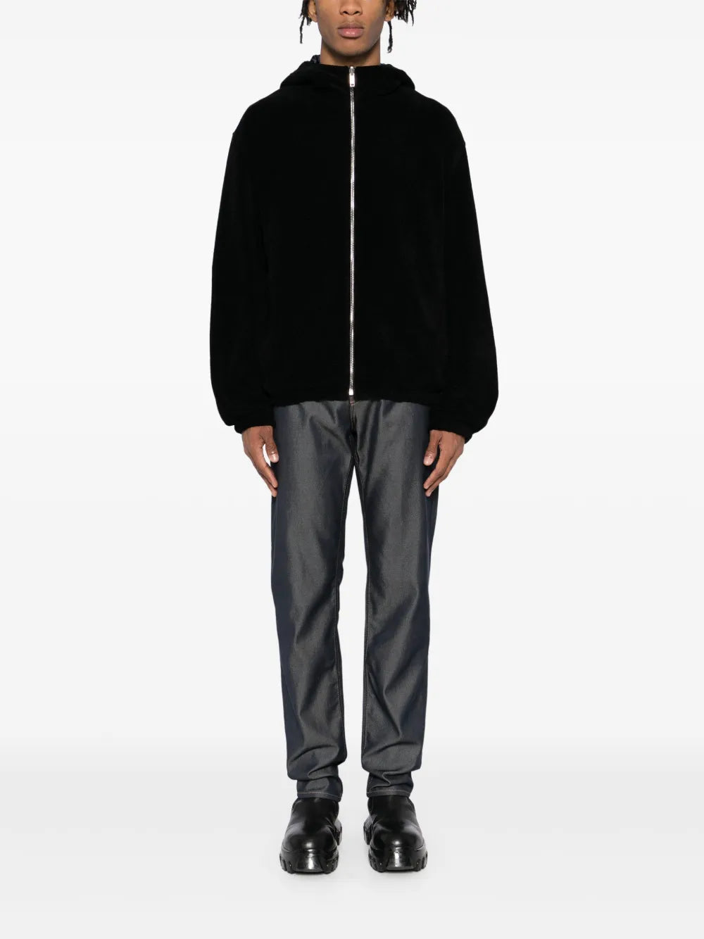 Image d'une veste réversible en viscose avec imprimé 4G de Givenchy pour homme - Saison Automne-Hiver 2024 - Vue arrière