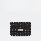 Valentino Garavani, Rockstud Spike bag, black quilted Nappa leather, luxury handbags, designer accessories