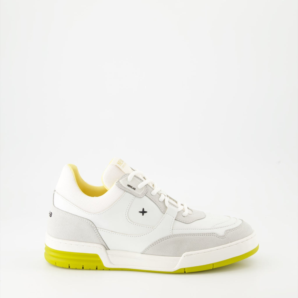 luxury sneakers, AppleSkin leather, New Lab SS24, designer footwear, eco-friendly shoes
