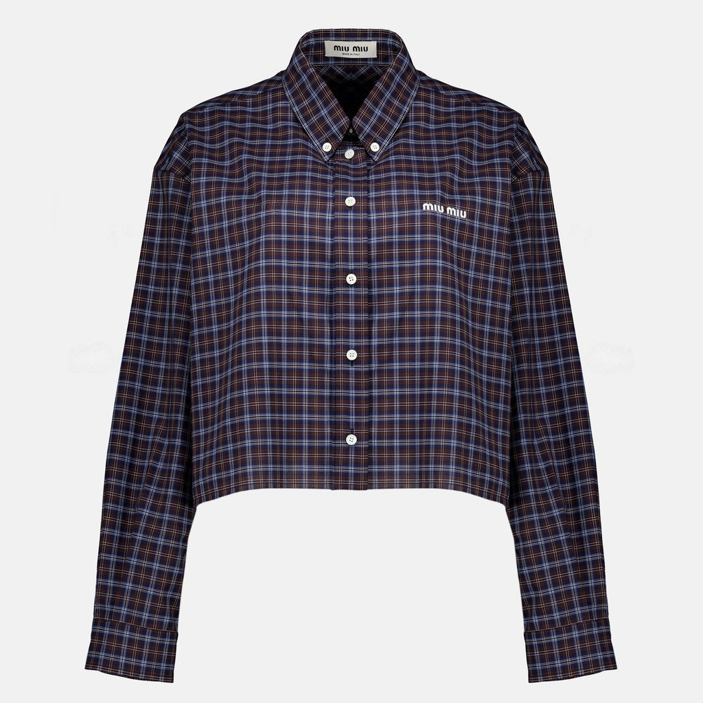 Camicia in cotone a quadri
