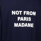 Image du T-shirt à manches longues avec slogan de Drole De Monsieur pour homme - Saison Automne-Hiver 2025 - Détail Vue 2