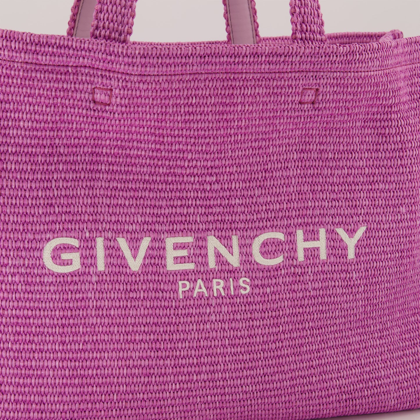 Givenchy tote, purple raffia bag, designer handbags, embroidered tote, Spring-Summer collection