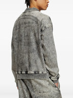 Immagine della giacca in denim D-Carly-S di Diesel per unisex - Stagione Primavera-Estate 2025 - Dettaglio Vista 6