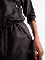 Image of Re-Nylon Shorts in Black by Prada for Women - Season Autumn-Winter 2024 - Detail View 7
