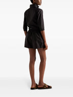 Image of Re-Nylon Shorts in Black by Prada for Women - Season Autumn-Winter 2024 - Detail View 1