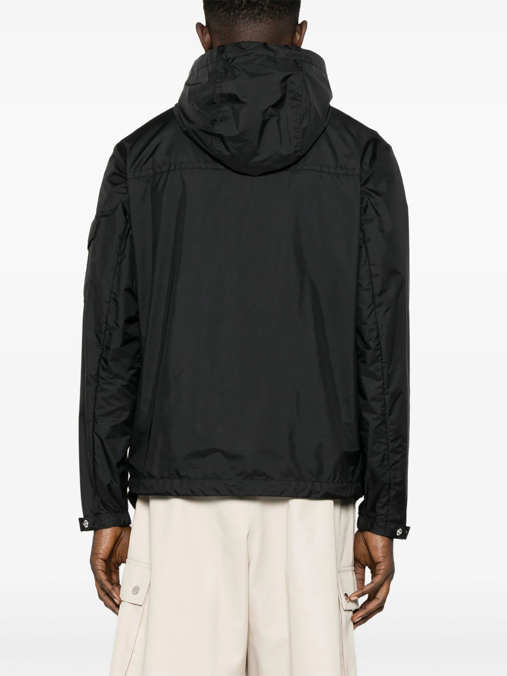 Image of Coupe-Vent Etiache Noir by Moncler for Men - Season Spring-Summer 2026 - Model View 3
