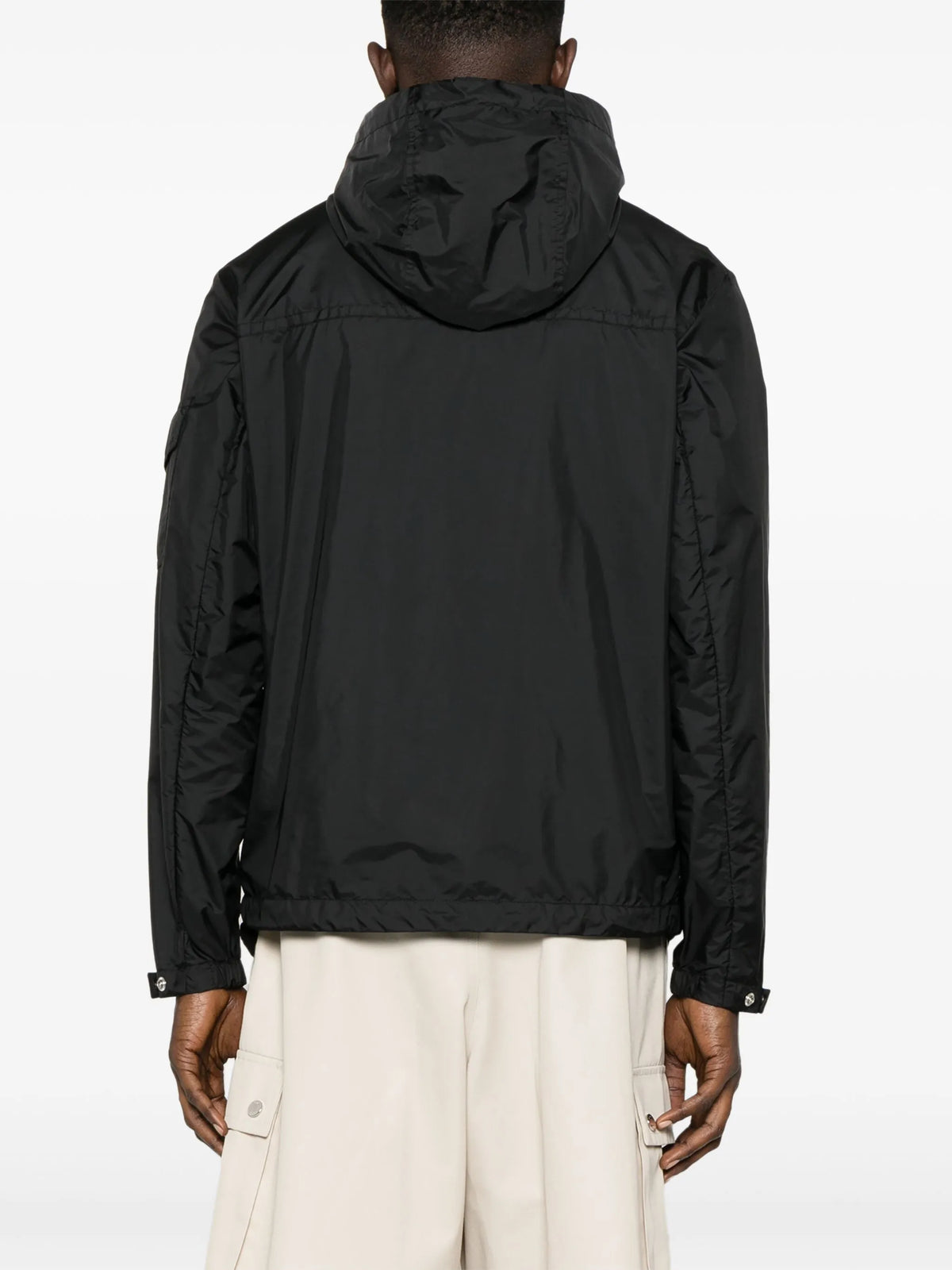 Image of Coupe-Vent Etiache Noir by Moncler for Men - Season Spring-Summer 2026 - Model View 3