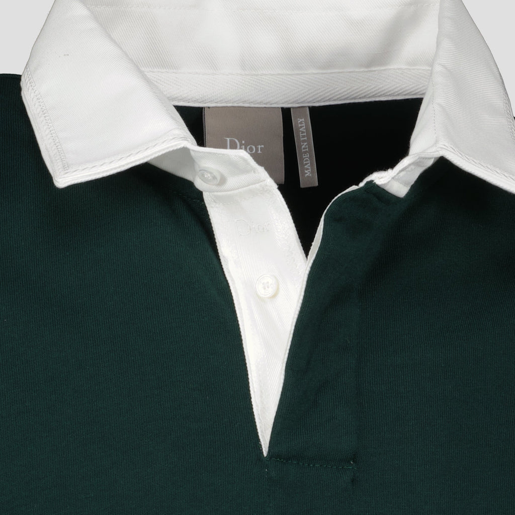 Polo Dior Verde a Maniche Lunghe