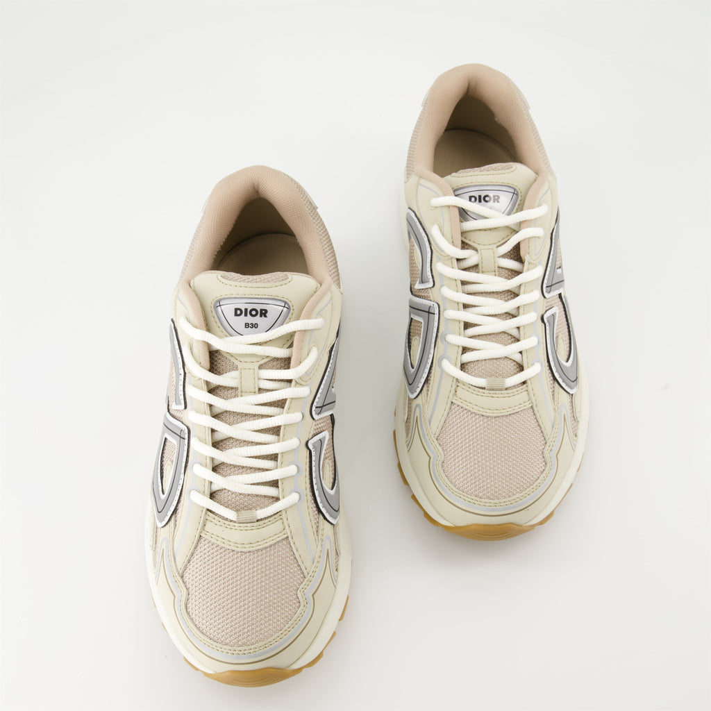 Dior sneakers, beige sneakers, luxury sportswear, designer footwear, high-end fashion