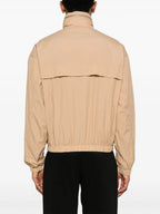 Image of Beige Windbreaker by Ami PARIS for Unisex - Season Autumn-Winter 2024 - Detail View 6