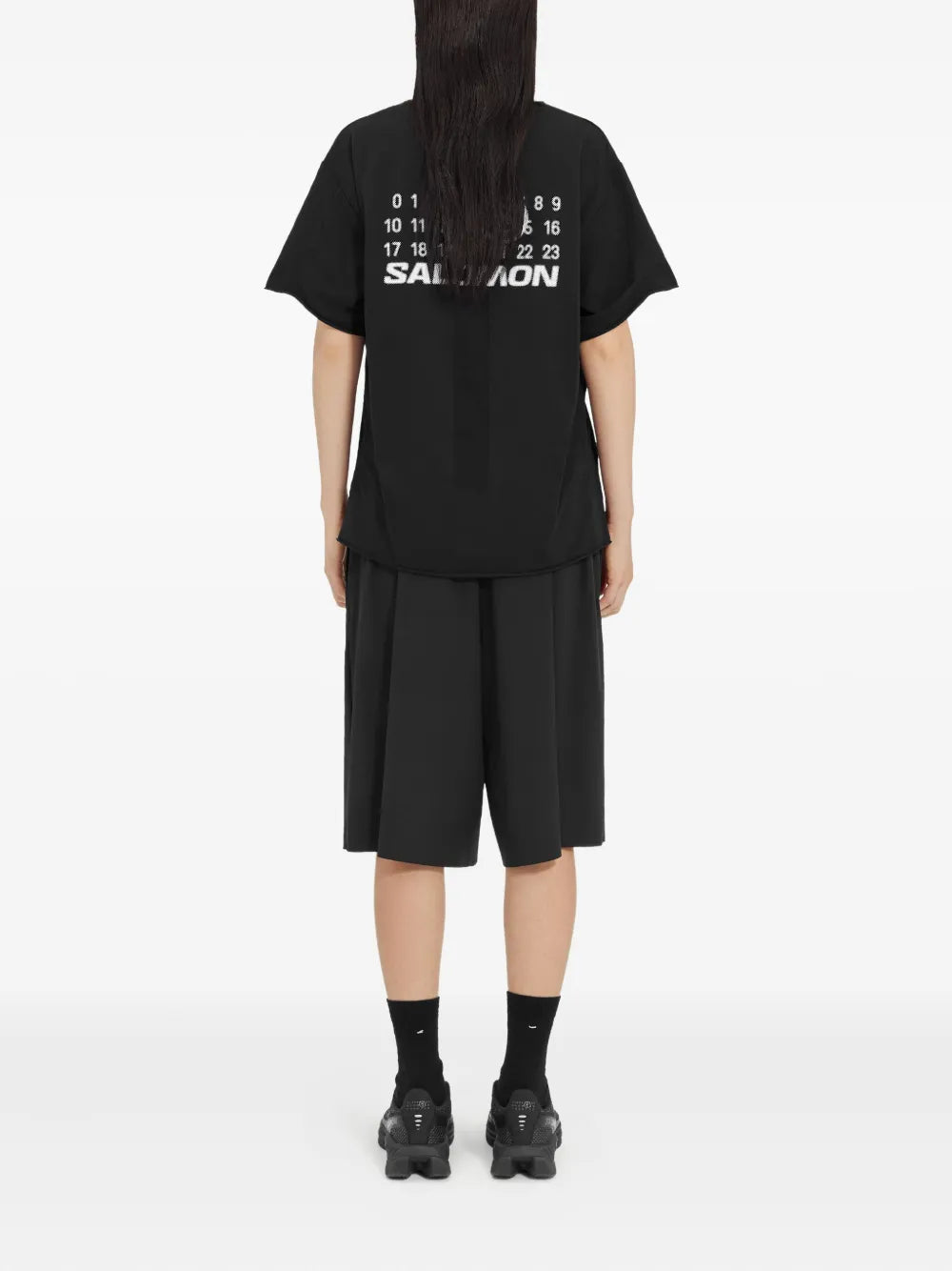 sport tank top, MM6 x Salomon, nylon top, Spring-Summer 2025, printed logo