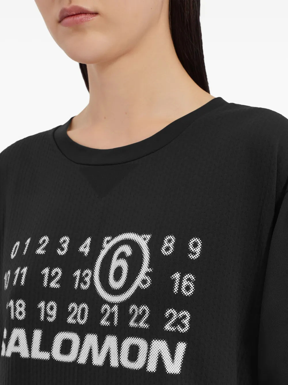 sport tank top, MM6 x Salomon, nylon top, Spring-Summer 2025, printed logo