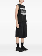 Image of MM6 x Salomon T-Shirt Black by Mm6 for Women - Season Spring-Summer 2025 - Model view 2