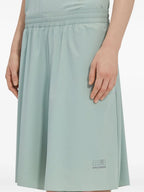 Image of Green Sports Shorts by Mm6 for Women - Season Spring-Summer 2025 - Detail View 7
